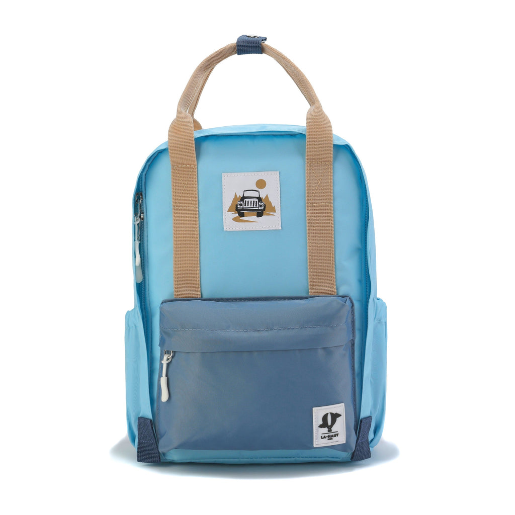 Sac à Dos scolaire hydrofuge en nylon - Bleu