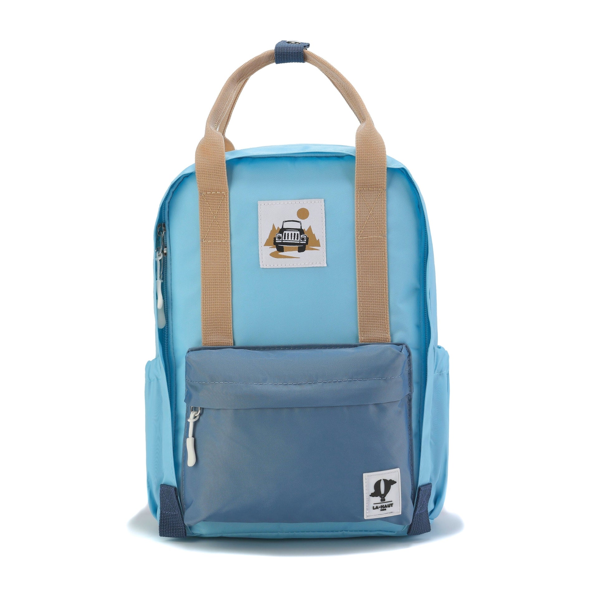 Sac à Dos scolaire hydrofuge en nylon - Bleu