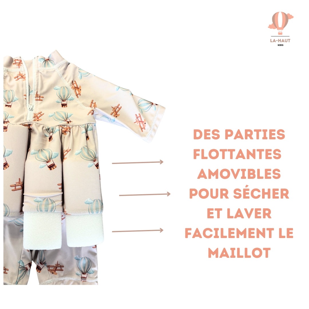 Maillot de Bain garçon aide à la flottabilité Anti-UV