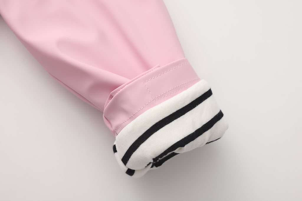 Ciré imperméable doublure polaire - Rose