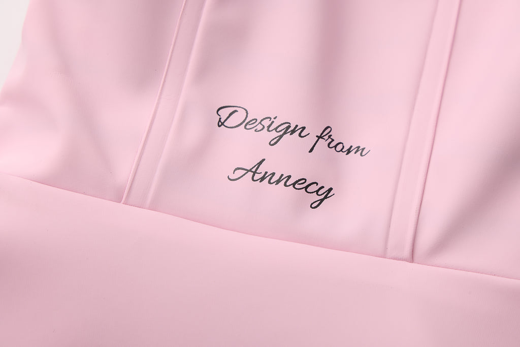 Ciré imperméable doublure polaire - Rose