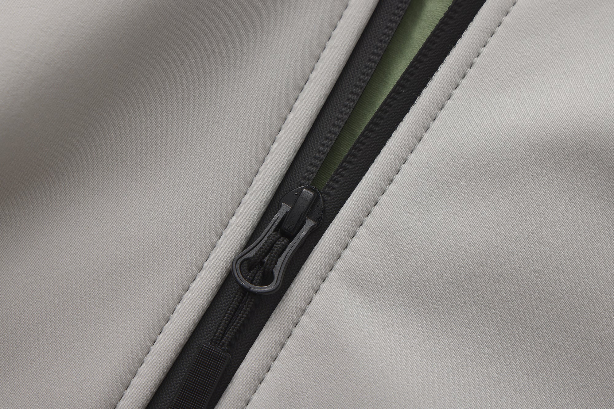 Veste softshell coupe‑vent avec capuche - Vert