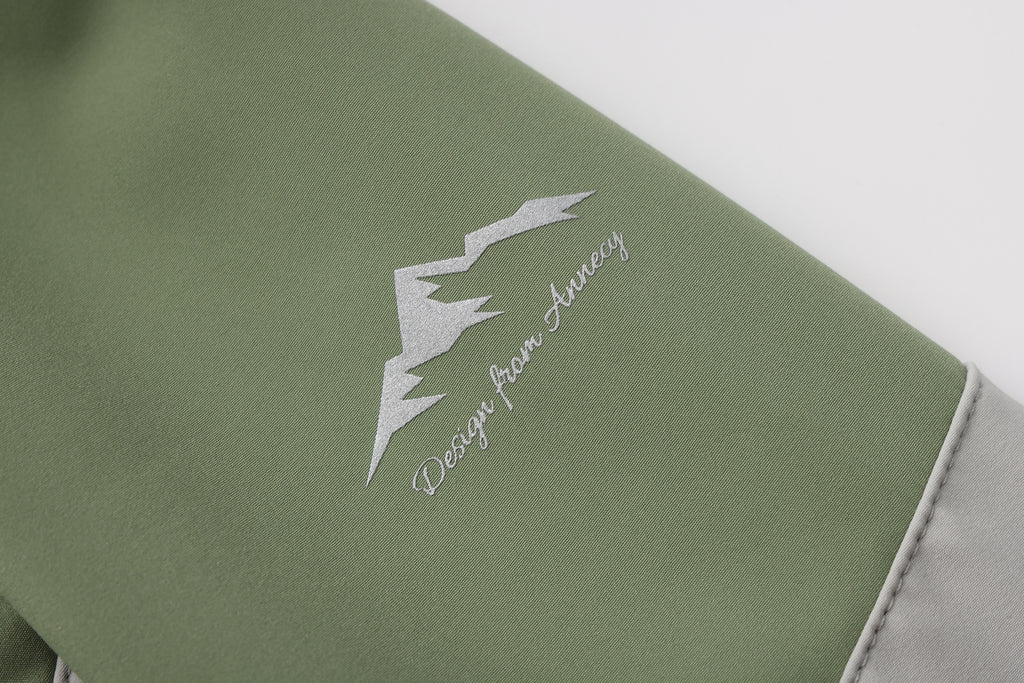 Veste softshell coupe‑vent avec capuche - Vert