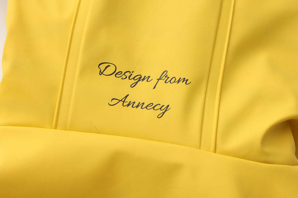 Ciré imperméable doublure polaire - Jaune