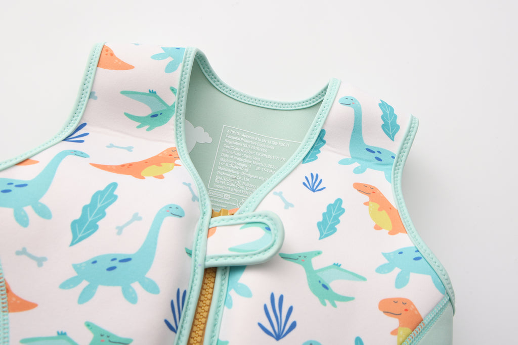 Gilet de Natation aide à la flottabilité - Petits dinousaures 3 à 6ans