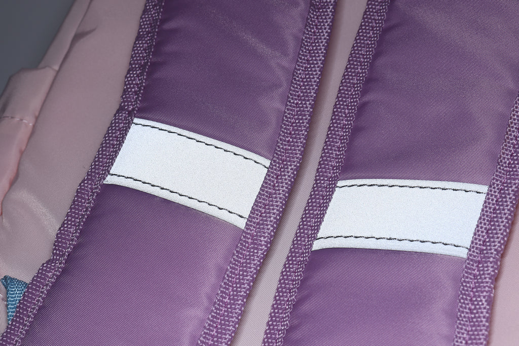 Sac à Dos scolaire hydrofuge en nylon - Rose