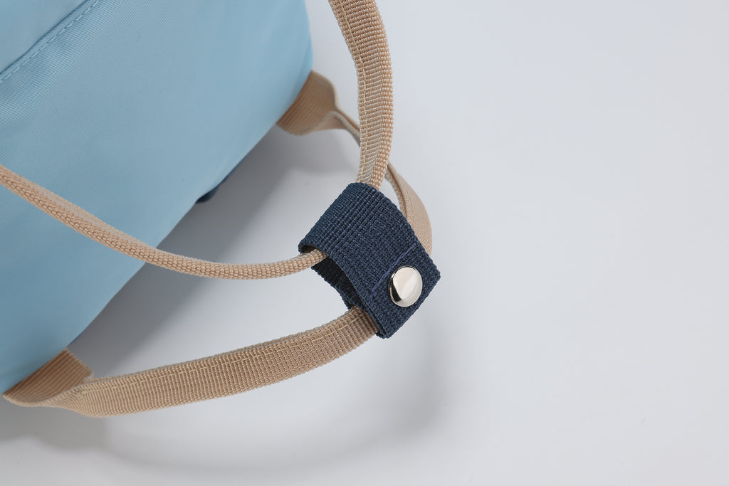 Sac à Dos scolaire hydrofuge en nylon - Bleu