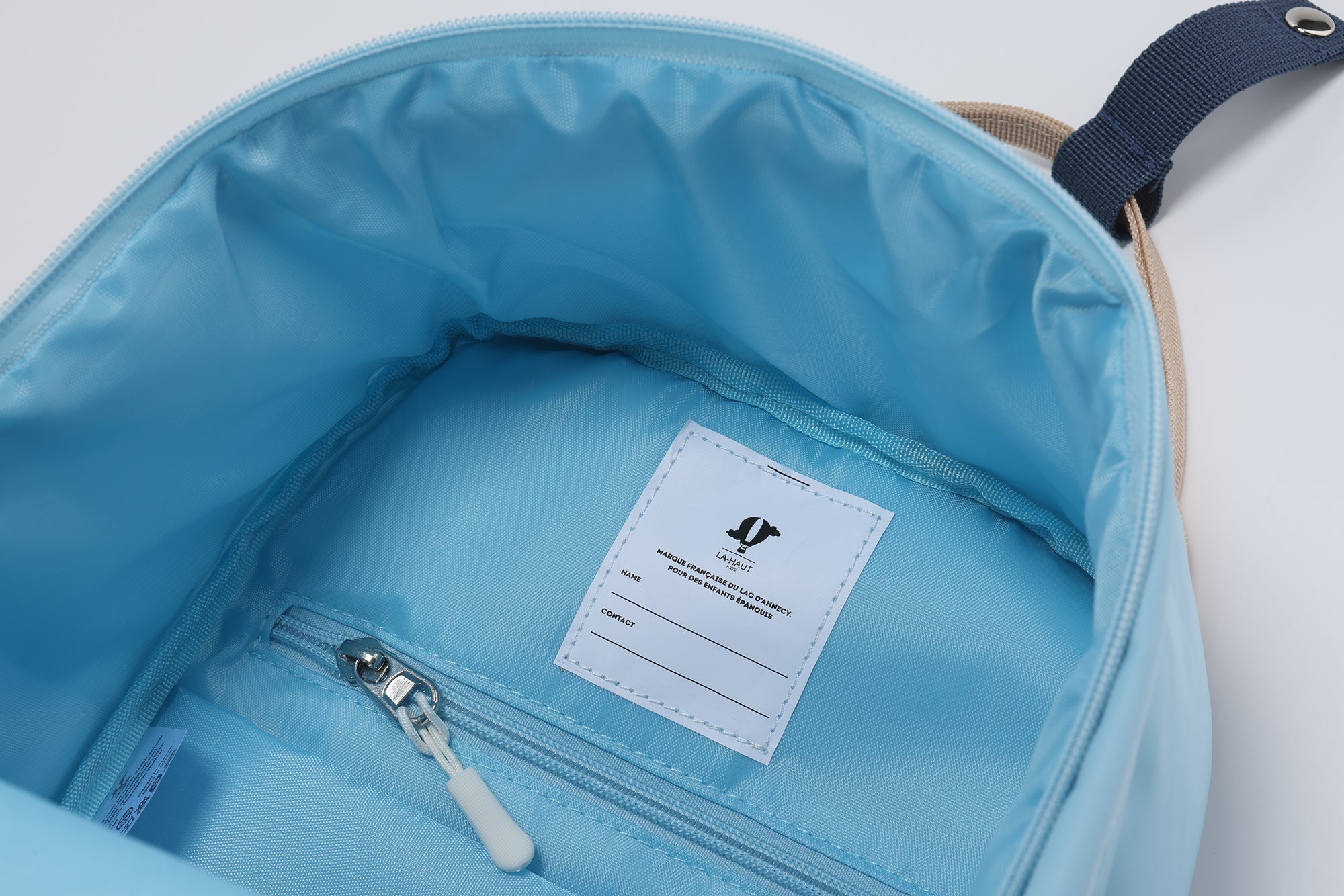 Sac à Dos scolaire hydrofuge en nylon - Bleu