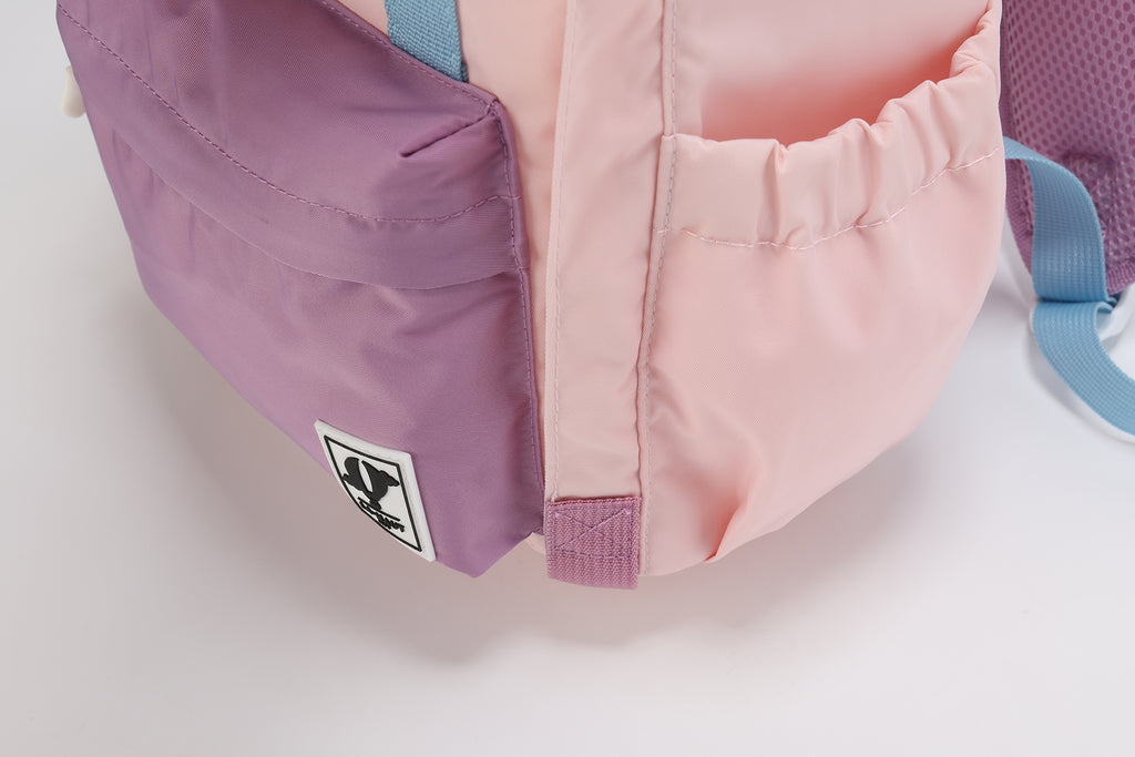 Sac à Dos scolaire hydrofuge en nylon - Rose