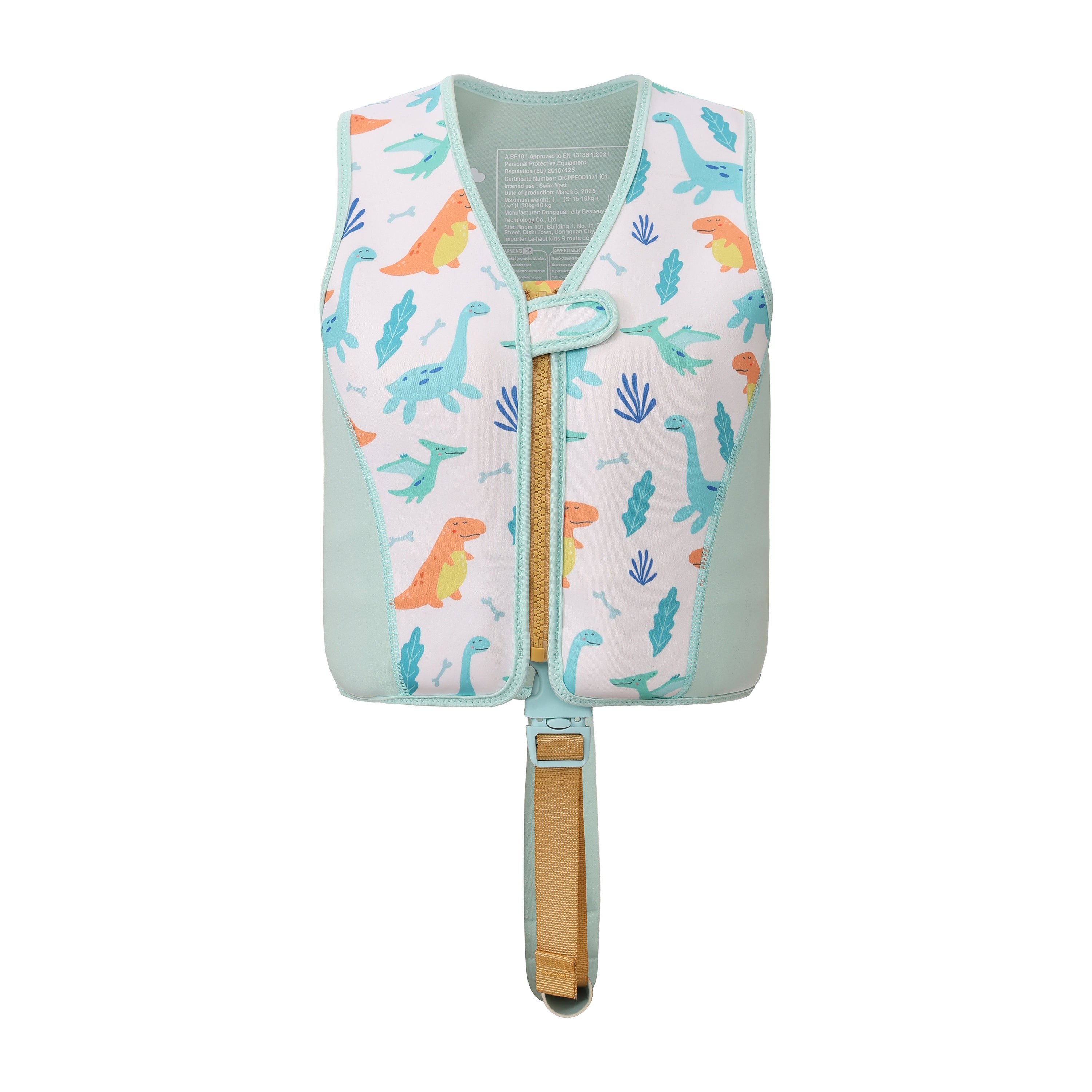 Gilet de Natation aide à la flottabilité - Petits dinousaures 3 à 6ans