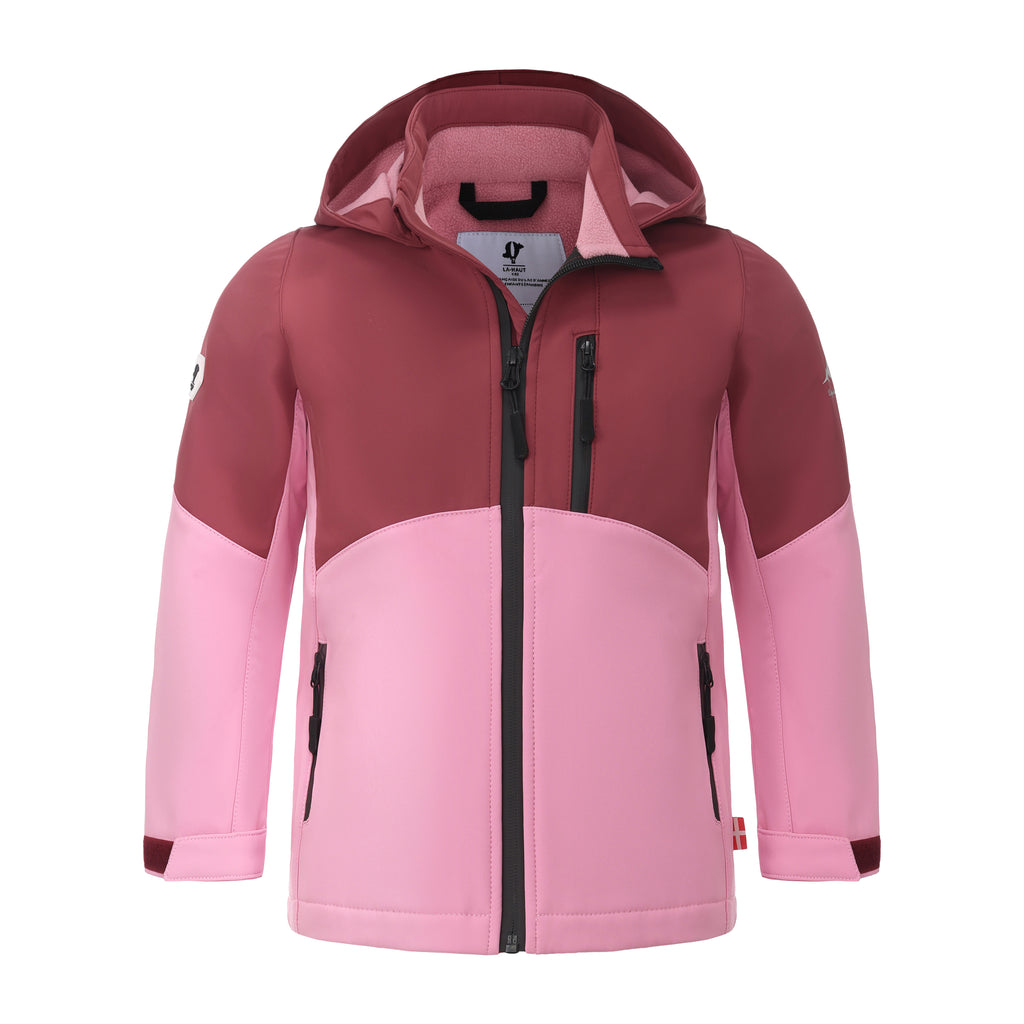 Veste softshell coupe‑vent avec capuche - Rose