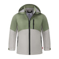 Veste softshell coupe‑vent avec capuche - Vert