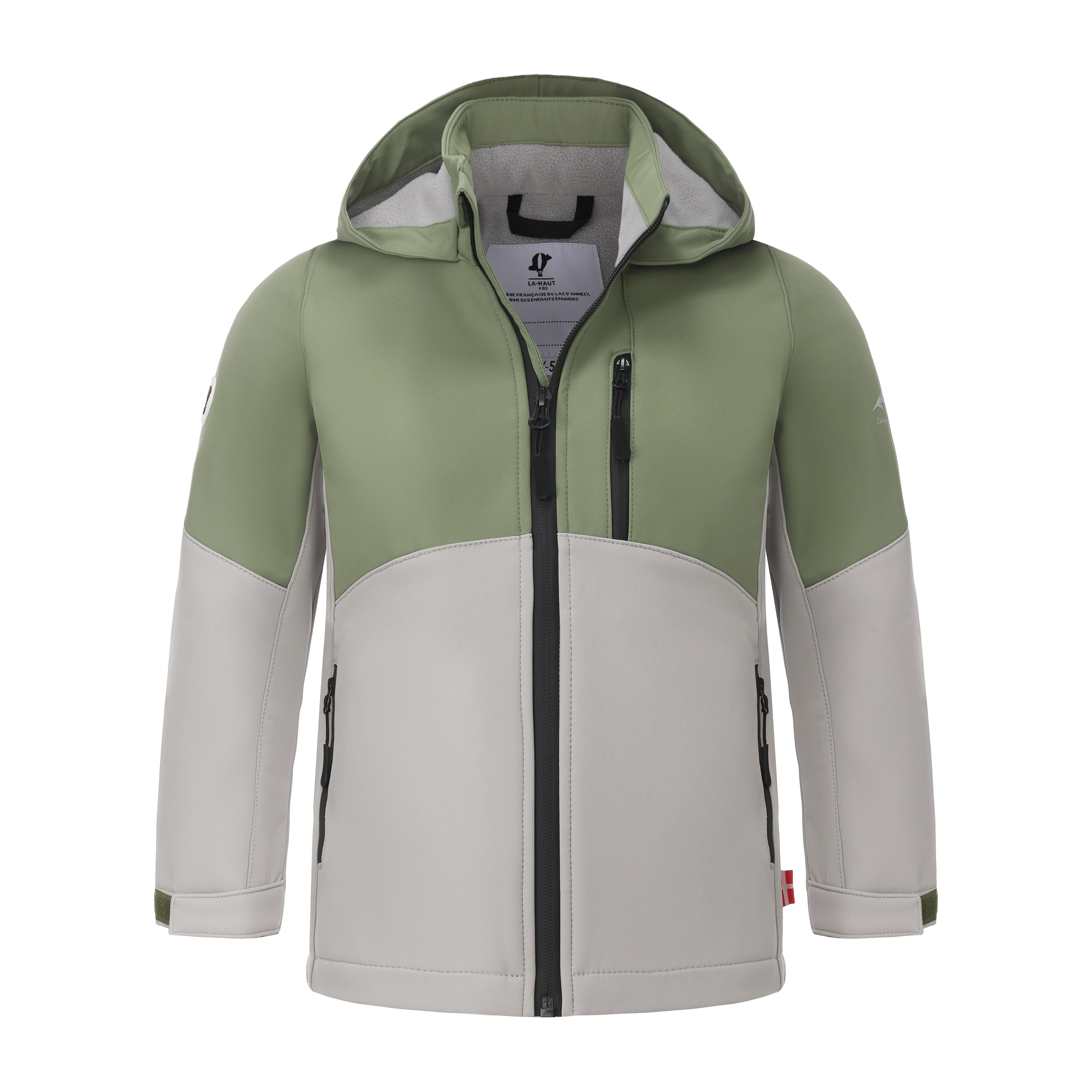 Veste softshell coupe‑vent avec capuche - Vert